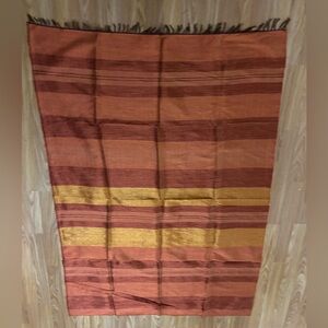 MOROCCAN CACTUS SILK HAND WOVEN THROW NEW